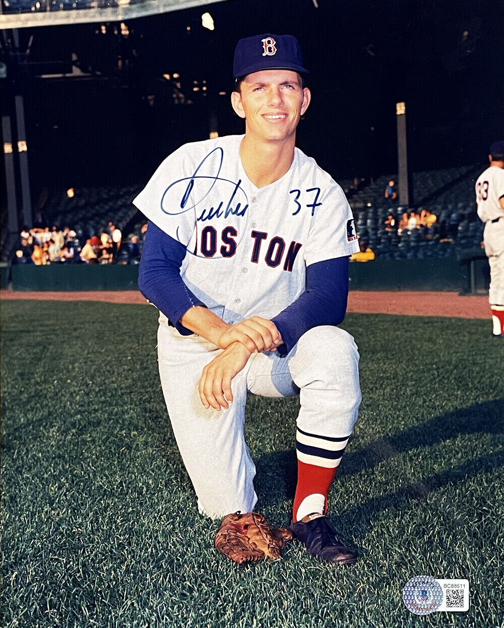 Bill Lee Boston Red Sox Signed 8×10 Baseball Photo BAS