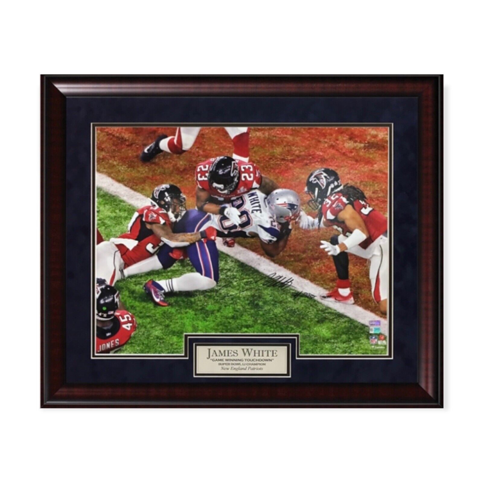 James White Signed Autographed 16×20 Photograph Framed To 20×24 Fanatics