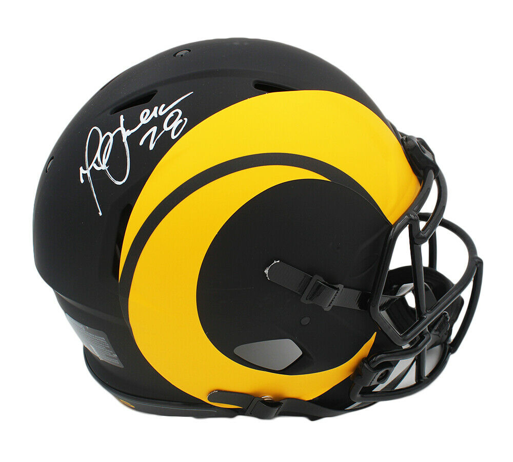 Marshall Signed Los Angeles Rams Speed Authentic Eclipse NFL Helmet