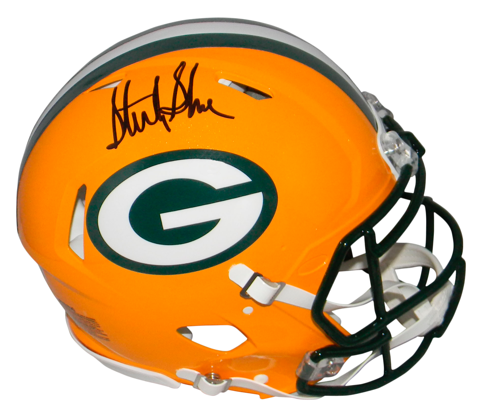 STERLING SHARPE AUTOGRAPHED GREEN BAY PACKERS AUTHENTIC SPEED HELMET BECKETT