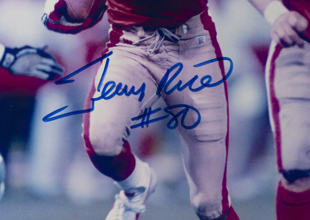 Jerry Rice Signed Framed 8×10 San Francisco 49ers Photo BAS
